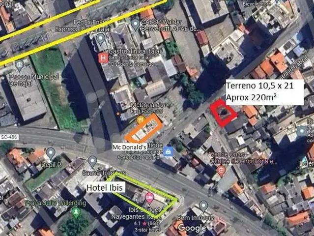 Terreno venda em Região Geográfica Imediata de Itajaí, Itajaí