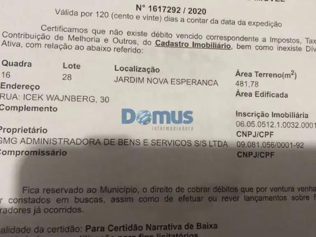 Terreno venda em Região Geográfica Imediata de Londrina, Londrina