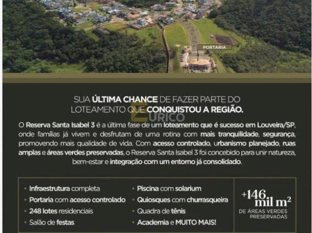 Terreno venda em Santa Isabel