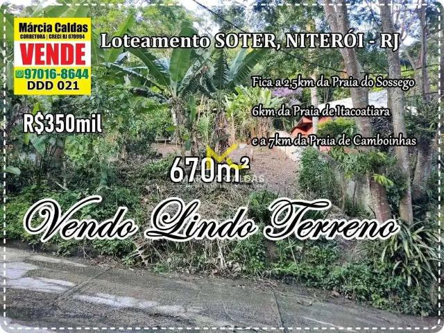 Terreno venda em Niterói, Região Geográfica Intermediária do Rio de Janeiro