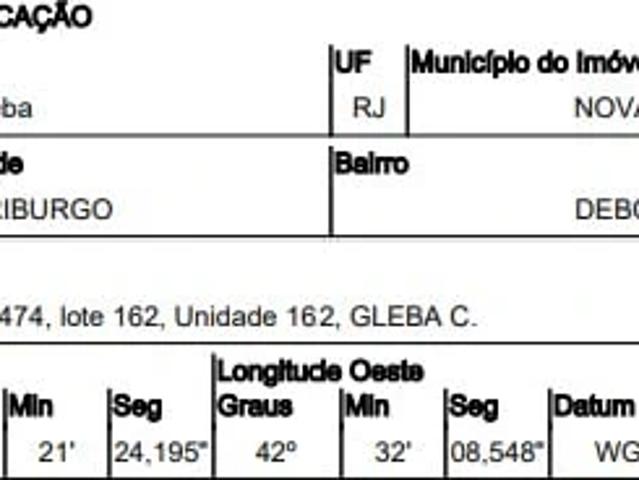 Terreno venda em Nova Friburgo