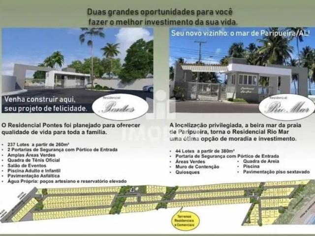 Terreno venda em Paripueira