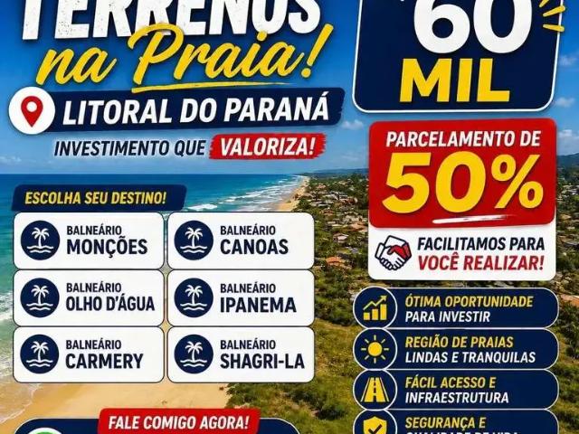 Terreno venda em Região Geográfica Imediata de Paranaguá, Guaraquecaba