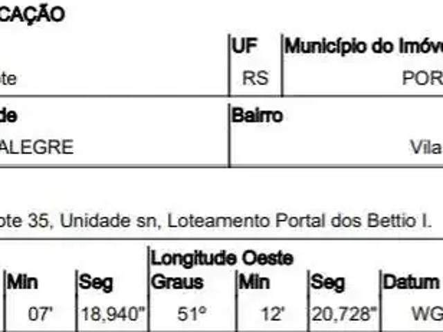 Terreno venda em Região Geográfica Imediata de Porto Alegre, Região Metropolitana de Porto Alegre