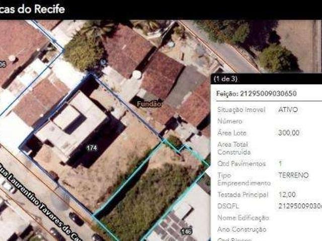 Terreno venda em Recife, Fundão