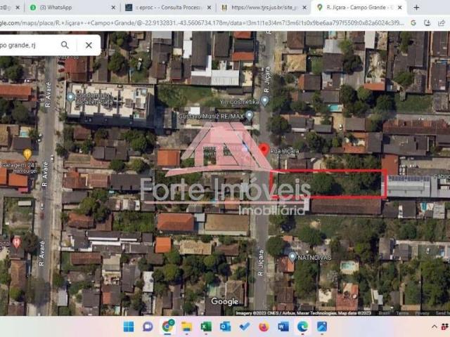 Terreno venda em Rio de Janeiro, Campo Grande