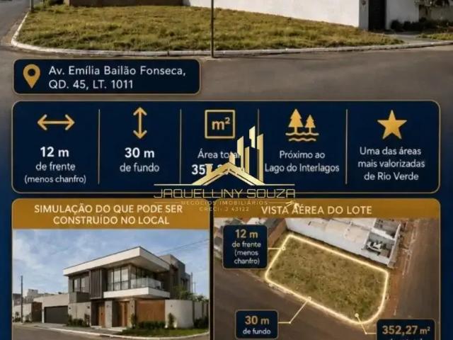 Terreno venda em Região Geográfica Imediata de Rio Verde, Rio Verde