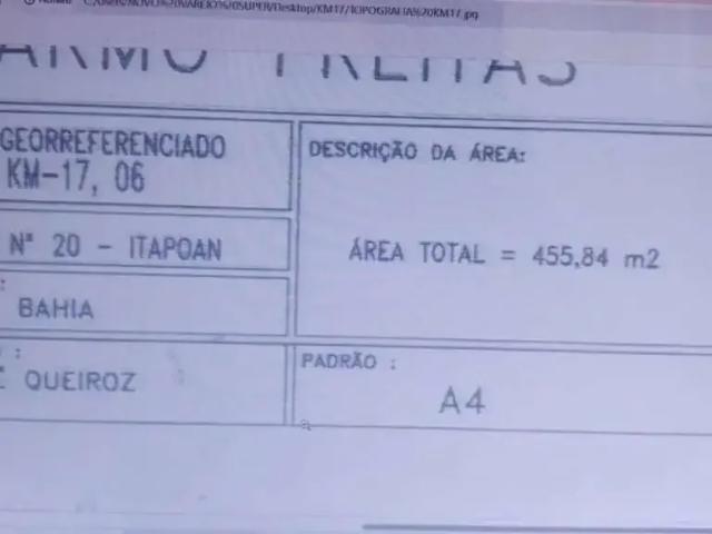 Terreno venda em Região Geográfica Imediata de Salvador, Região Metropolitana de Salvador