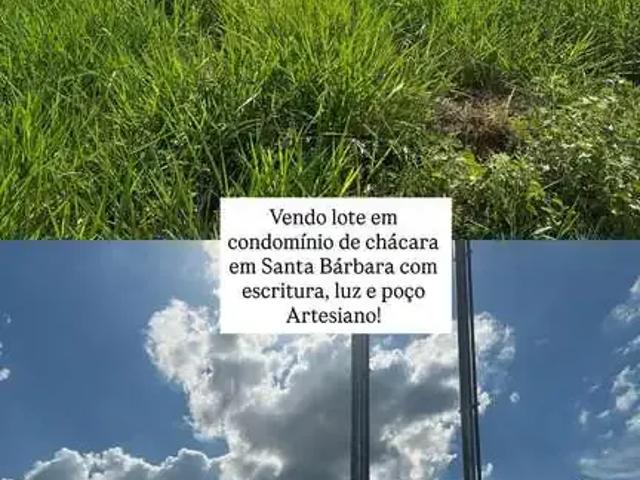 Terreno venda em Região Geográfica Imediata de Palmeiras de Goiás, Santa Bárbara de Goiás