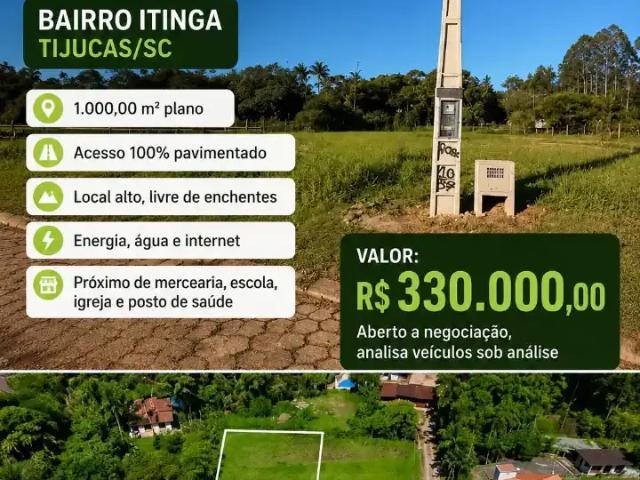 Terreno venda em Região Geográfica Imediata de Itajaí, Tijucas