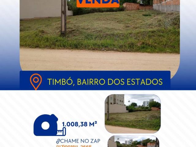 Terreno venda em Região Geográfica Imediata de Blumenau, Timbó
