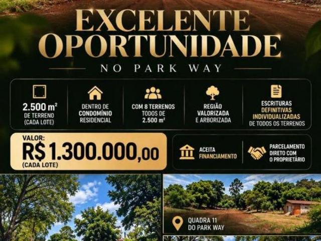 Terreno venda em Park Way Quadra 11, Park Way