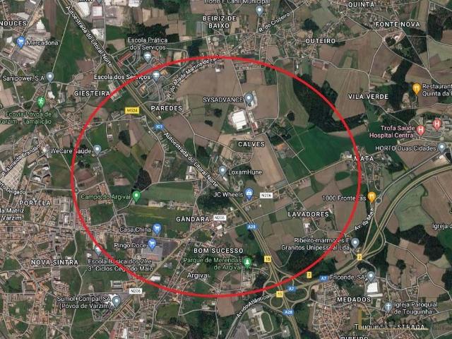Terreno venda em Argivai, Póvoa de Varzim