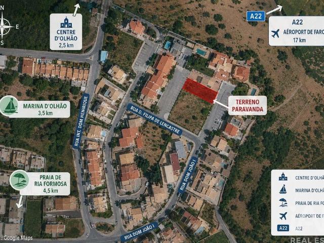Terreno venda em Urbanização Quinta João de Ourém, Olhão