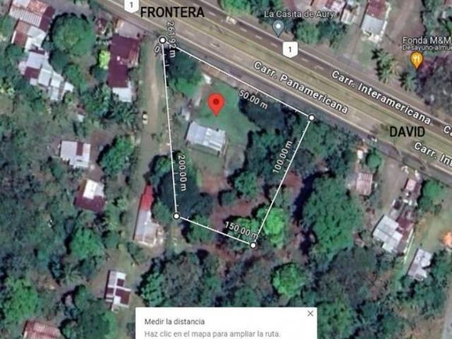 Terreno para uso Comercial Frente A la Carretera Interamericana en Boquerón