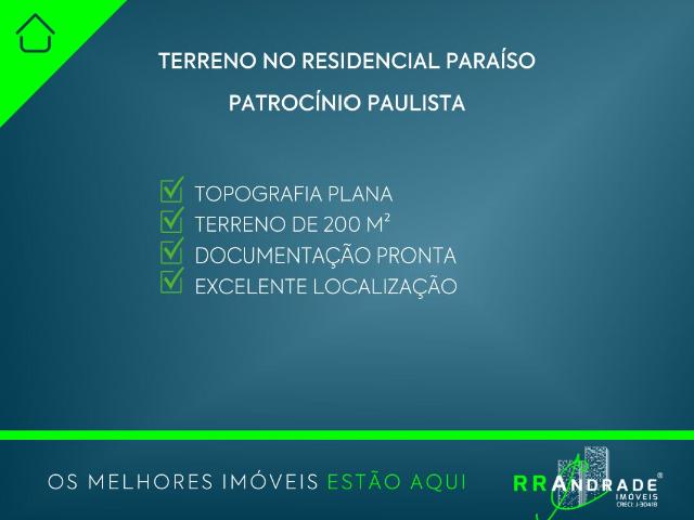 Terreno venda em Região Imediata de Franca, Patrocínio Paulista
