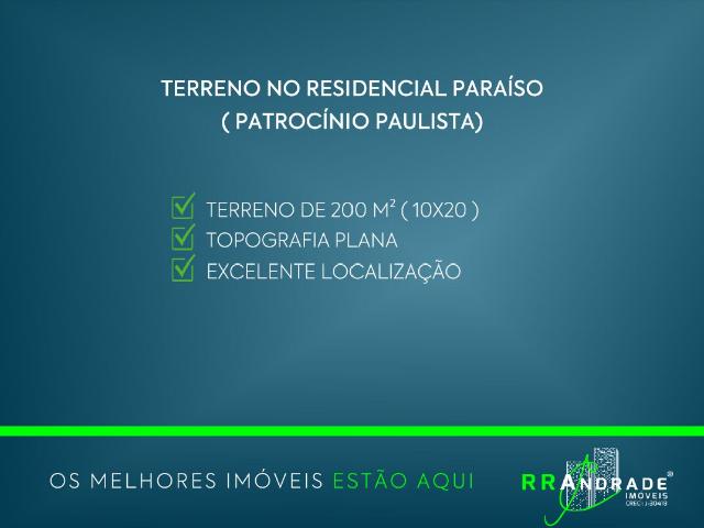 Terreno venda em Região Imediata de Franca, Patrocínio Paulista