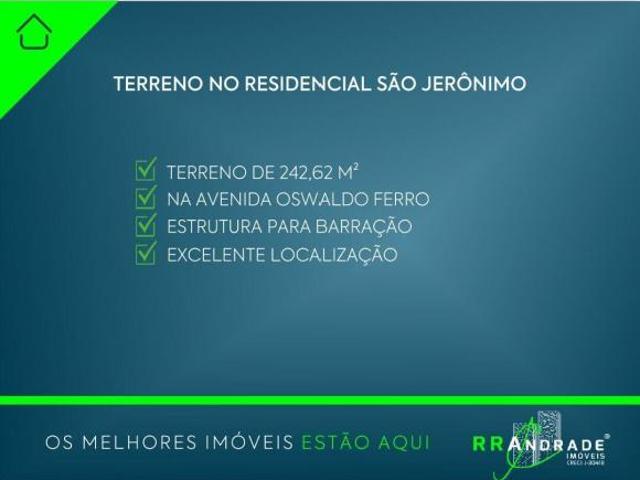 Terreno venda em Residencial São Jerônimo, Franca