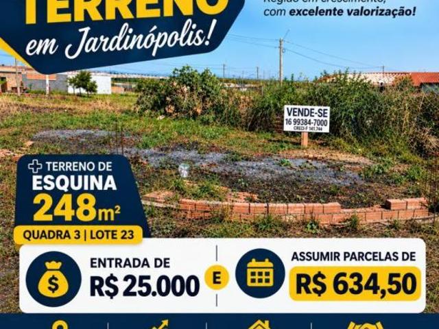 Terreno venda em Jardinópolis