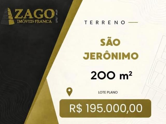 Terreno venda em Residencial São Jerônimo, Franca