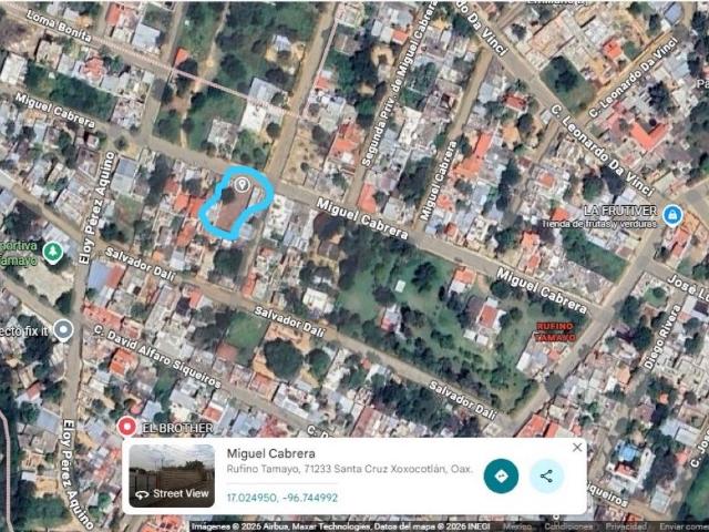 Terreno en renta en Santa Cruz Xoxocotlán, Oaxaca