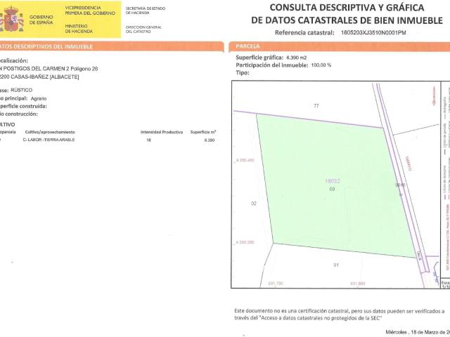 Terreno en venta en Casas-ibáñez, Castilla-La Mancha