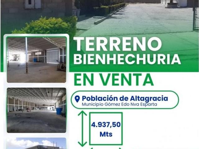 Terreno en venta en Nueva Esparta
