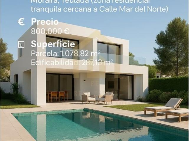 Terreno en venta en Moraira, la Marina Alta