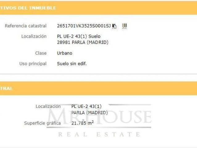 Terreno en venta en Parla, Madrid