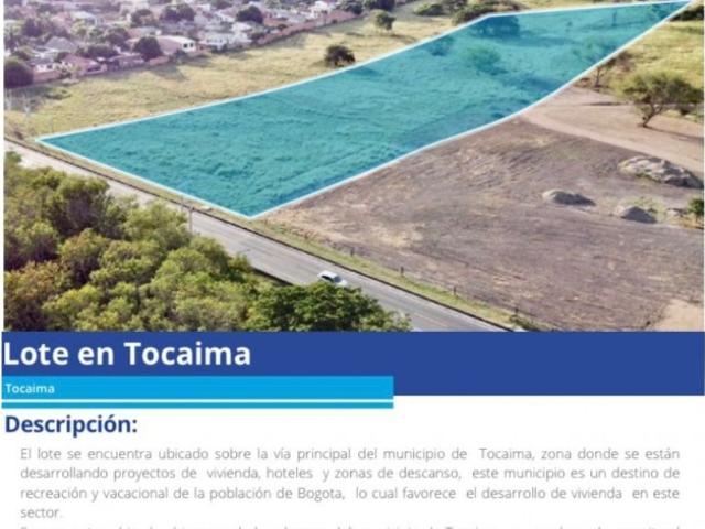 Lote en venta en Tocaima, Alto Magdalena