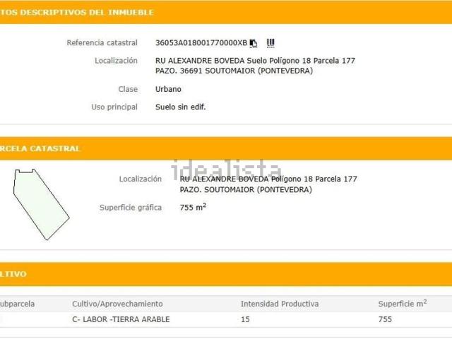 Terreno en venta en Soutomaior, Vigo