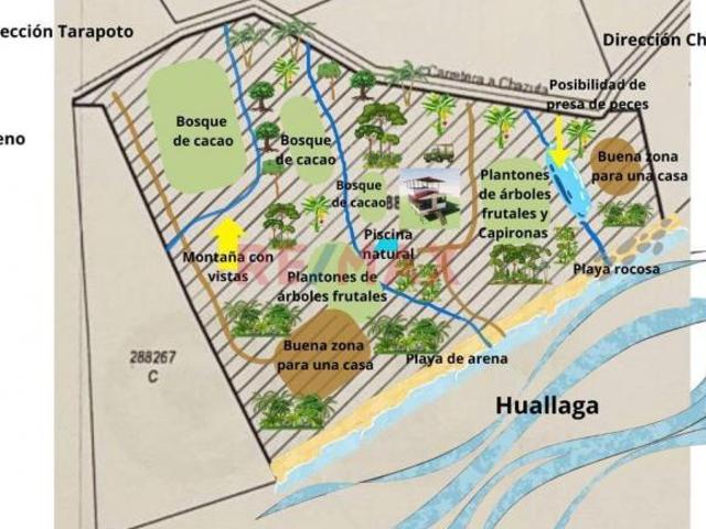 Terreno Único A Orillas Del Río Huallaga, Con Vistas Impresionantes