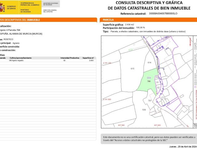 Terreno en venta en Ramblillas de Abajo, Bajo Guadalentín