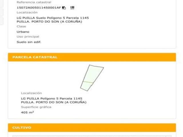 Terreno en venta en Nebra, Noia