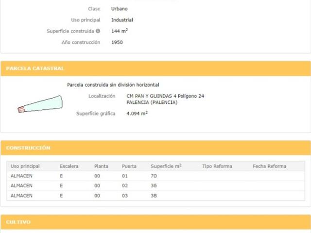 Terreno en venta en Poligono Industrial de Palencia - Meseta, Palencia