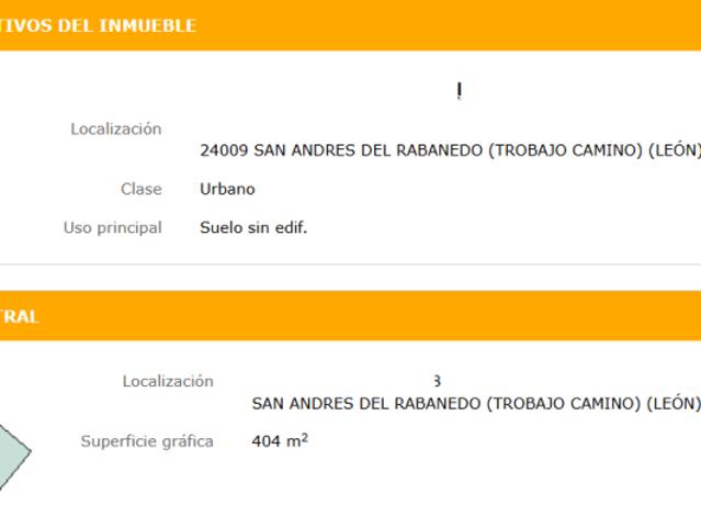Terreno en venta en Trobajo del Camino, San Andrés Del Rabanedo
