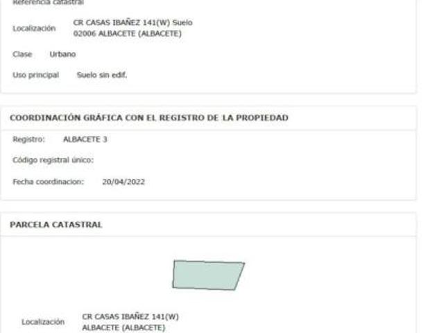 Terreno en venta en Parque Empresarial Campollano, Albacete
