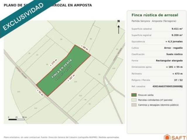 Terreno en venta en l'Eucaliptus, Amposta