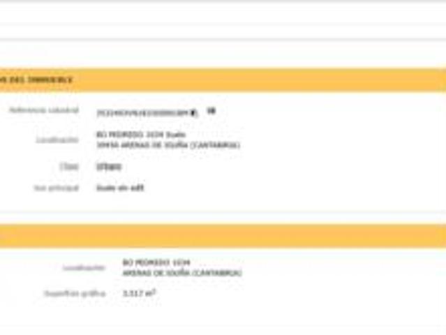Terreno en venta en Pedredo, Arenas de Iguña