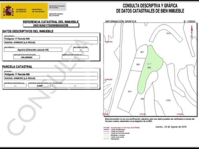 Terreno en venta en Polígono industrial Planarresano, Arnedo