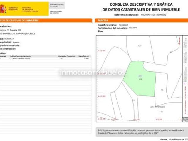 Terreno en venta en Bargas, Toledo