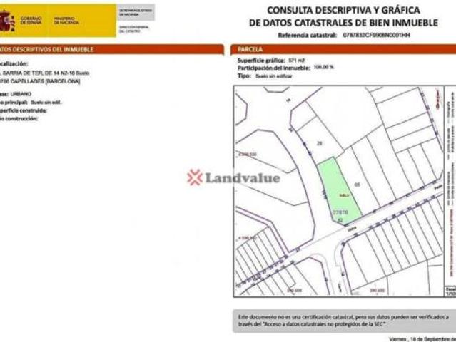 Terreno en venta en Capellades, Barcelona