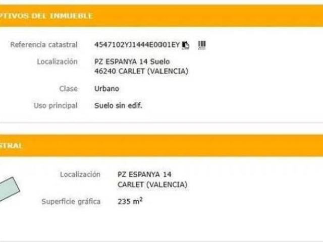 Terreno en venta en Carlet, València / Valencia