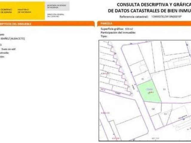 Terreno en venta en Casas-Ibáñez, Albacete
