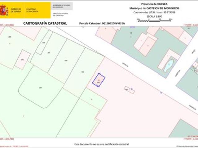Terreno en venta en Castejón de Monegros, Huesca