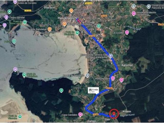 Terreno en venta en Cedeira