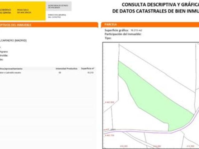 Terreno en venta en Caño Viejo, Navalcarnero