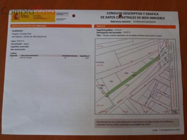 Terreno en venta en Comunidad de Villa y Tierra de Coca, Navas de Oro