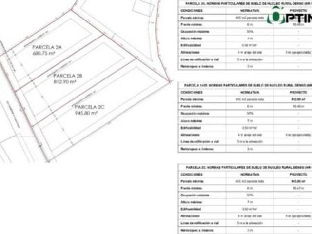 Terreno en venta en Paderne de Abaixo, O Consistorio