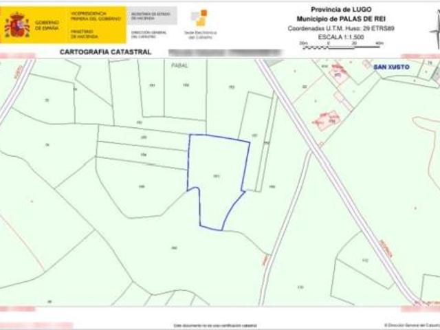 Terreno en venta en O Castro, Palas de Rei